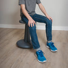 FDMT Kore Wobble Stool - 18.75" H - Dark Blue-Increase Secondary Focus: Continuous movement while sitting relaxes the right side of the brain, leading to better focus.