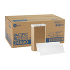 Georgia-Pacific - Pacific Blue Basic essuie-mains en papier recyclés à plis multiples - paquet de 16-Les draps blancs sont propres et hygiéniques