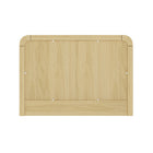 Manhattan Comfort Grace 28" Modern Nightstand 2-Piece Set - Natural Oak/Gold-Home Assembly Required. All Hardware Included