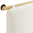 Modway Anela Wall-Mounted Chenille Upholstered Queen Headboard - Cream Natural-7