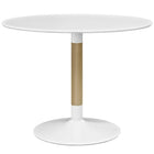 Modway Whirl Round Dining Table - White-Round Dining Table