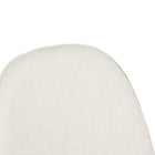 Homy Casa Upholstered Guest & Reception Chairs - Beige Fabric - 4 Pack-4-pack for value and versatility: Great for family meals, meetings, or office use.