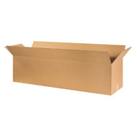 Crownhill SupplyOne Corrugated Box - 72" x 12" x 3" - 32ECT - 10 Pack-Boxes Ship Flat