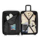 Bugatti Nashville 25.6" Hardside Check-in Luggage - Black-Signature lined interior with dividing panel, practical pockets and tightening straps