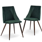 Lot de 2 Chaises de Bureau avec Accoudoirs en Suédine Marron Homy Casa-Texture Suédine Douce – Tissu marron effet suède pour un toucher confortable