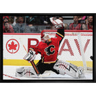 Miikka Kiprusoff Flames Glove Save - Framed Canvas - 31" x 22"-Premium canvas print with gallery-wrapped edges