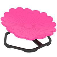 Qaba Flower-Shaped Kids Swivel Chair for Training Body Coordination - Pink-Exercise the muscles of the hands and feet 