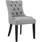 Modway Regent Tufted Fabric Dining Chair - Light Grey-Tufted Dining Chair