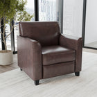 Flash Furniture – Fauteuil en cuir de la série Hercules Diplomat, brun-Rembourrage LeatherSoft brun