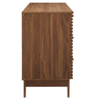 Modway Render 63" 6-Drawer Dresser - Walnut-Assembly Required