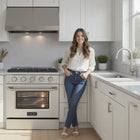 Kucht 30" KDF Series Pro Style Propane Gas Dual Fuel Range - Stainless Steel-Electronic ignition system with auto re-ignition improves safety by minimizing the risk of gas leaks and ensuring consistent flame control