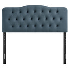 Modway Annabel Stain-Resistant Performance Velvet King Headboard - Cadet Blue-Dense Foam Padded Headboard