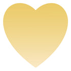 JAM Paper Standard Label Rolls - Heart Shaped - 2 x 2 - Gold Metallic Foil - 125 Labels/Roll-Size: Heart ( 2 x 2 Inches ) | Printer friendly labels are easy to create and customize.