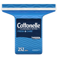 Cottonelle Fresh Care Flushable Adult Wet Wipes - 1 Refill Pack - 252 Wipes Per Pack-1 refill pack of Cottonelle Fresh Care Flushable Wet Wipes
