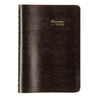 Brownline 2026 Essential Daily Planner - 8" x 5" - Black - English-Appointment schedule from 7:00 a.m. to 7:30 p.m. in 30-minute intervals, for full week