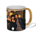 Staples Print Metallic Gold Mug-Not dishwasher safe, hand wash only