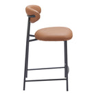 Zuo Rorun Counter Stool - Brown - Set of 2-3 year limited warranty