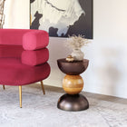 Zuo Tripoli Side Table - Bronze-Maximum Weight Capacity: 75