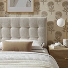 Modway Lily Upholstered Twin Size Headboard - Dove-Dense Foam Padding