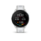 Garmin Forerunner 165 - Mist Grey/Whitestone-See all of your data on a brilliant AMOLED touchscreen display with traditional button controls