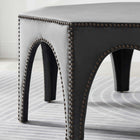 Modway Victory Performance Velvet Ottoman - Grey-Foam Padding
