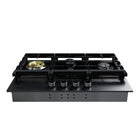 Fotile Tri-Ring Series Gas Cooktop - 30" - Moonshadow Grey-Edge to Edge Cooking Grates