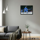 Rasmus Dahlin Buffalo Sabres - Framed Canvas - 31" x 22"-Ready to hang - arrives fully assembled