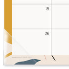 Mead 2026-27 Artisan Compact Desk Pad - 18" x 11" - 15 Months - Bilingual-Section for notes