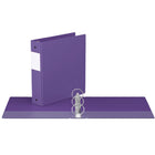 Davis Group Premium Economy Binder - Round Ring - 2" - Purple - 6 Pack-2"