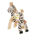 Manhattan Toy - Zèbre safari en bois, jouet d'activité-Assemblage en quelques secondes
