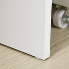 Vinsetto 43.3" Computer Desk with Storage - White-Assembled required