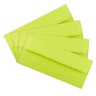 JAM Paper Enveloppe nº 10 (4,13 po x 9,5 po) nuances vives en papier recyclé, limette, 500/bte-Taille des enveloppes : 4,13 x 9,5 (po)