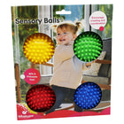 edushape Sensory Opaque Ball, 4" Diameter, Pack of 4 (EDS705174)-Size: 4"