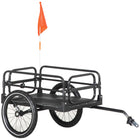 Aosom Bike Trailer-Triple safety visibility details alert others from multiple directions
