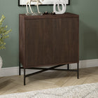 Hudson&Canal Brighton 28"W Accent Cabinet - Alder Brown-Crafted of sturdy MDF materials in an alder brown finish