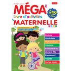 Mega Editions Kindergarten Activity Book 4-6 - 12.26" L x 8.20" W x 0.71" H - Red - French-Educational book