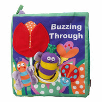 Manhattan Toy Soft Book Buzzing Through-Soft Book with 4 pages