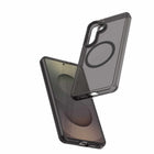 Avana Ice Cell Phone Case with Magnets for Galaxy S26 - Ash-Extra strong magnets between  two plates for a flat surface