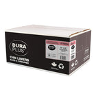 DuraPlus - Sacs à ordures - LLDPE - 30 po x 38 po - X Fort - Noir - Paquet de 125 -Résistance : X-Fort