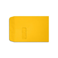 LUX 9 x 12 Open End Window Envelopes, Sunflower, 250 Pack (LUX-1590-12-250)-9 x 12 open end window envelopes are perfect for sending documents/catalogs/direct mail/promotional material/brochures