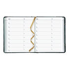 Blueline - 2026 Agenda quotidien Traditional - 8-1/8 po x 6-9/16 po - Marbre vert - Bilingue-Space for evening appointment