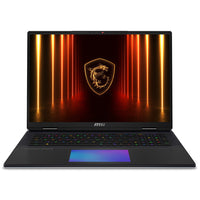 MSI TITAN 18 HX AI 18" UHD+ Gaming Laptop - Intel Ultra 9-285HX - GeForce RTX5090 - 4TB SSD - 96GB RAM - Windows 11 Pro - Black-Processor: Intel Core Ultra9-285HX 
