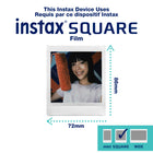 Fujifilm Instax Square Link Smartphone Printer - Midnight Green-Included in Box: Square Link Smartphone Printer, USB cable for charging, user's guide