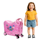 Bioworld Ride On Luggage - Lilo and Stitch-Spacious & Organized: Offers ample storage for clothes, toys, and essentials, keeping everything neatly packed for travel