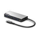 ALOGIC - Hub USB-C Fusion SWIFT 4 en 1 - Gris sidéral-Le hub USB-C Fusion USB-A 4-en-1 ALOGIC libérera tout le potentiel de votre iPad Pro/MacBookPro/Air ou de tout autre appareil USB-C en ajoutant jusqu'à quatre ports USB-A vous permettant d'utiliser tous vos accessoires USB-A actuels tels que disques durs, lecteur de stockage flash, imprimantes, scanners, souris, clavier, etc.