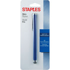 Staples Slim Stylus Pen - Blue-Slim design is perfect for smartphones and tablets