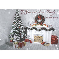 Rosedale Christmas Greeting Cards/Envelopes - 5-1/2" x 8" - To You & Family - 12 Pack-Premium quality greeting cards