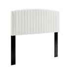 Modway Rebecca Performance Velvet Full/Queen Headboard - White-Glam Deco Headboard