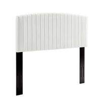 Modway Rebecca Performance Velvet Full/Queen Headboard - White-Glam Deco Headboard
