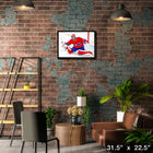 Carey Price Montreal Canadiens Blocker Save - Framed Canvas - 31" x 22"-Officially licensed by the NHL and NHLPA